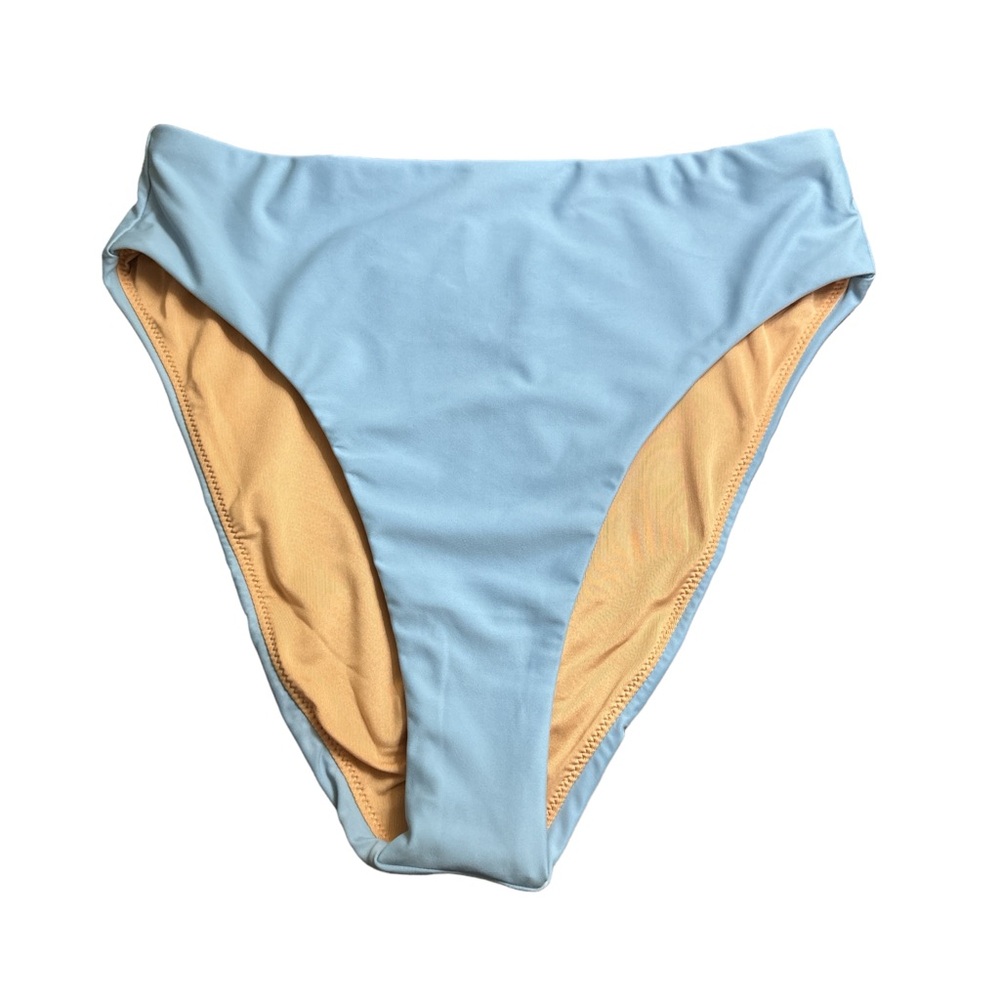 J.Crew High-rise bikini bottom in blue